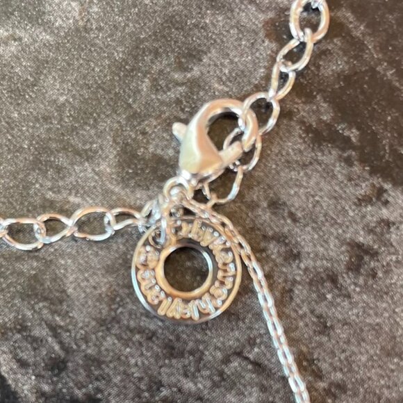 CZ By Kenneth Jay Lane Baguette Open Heart Necklace 2 CTTW 16" w/Gift Bag - Picture 5 of 8